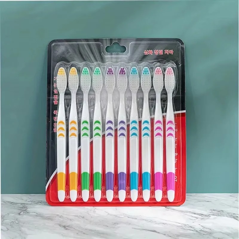 Bamboo Toothbrush - 10 Adet Bambu Kömür Ultra Yumuşak