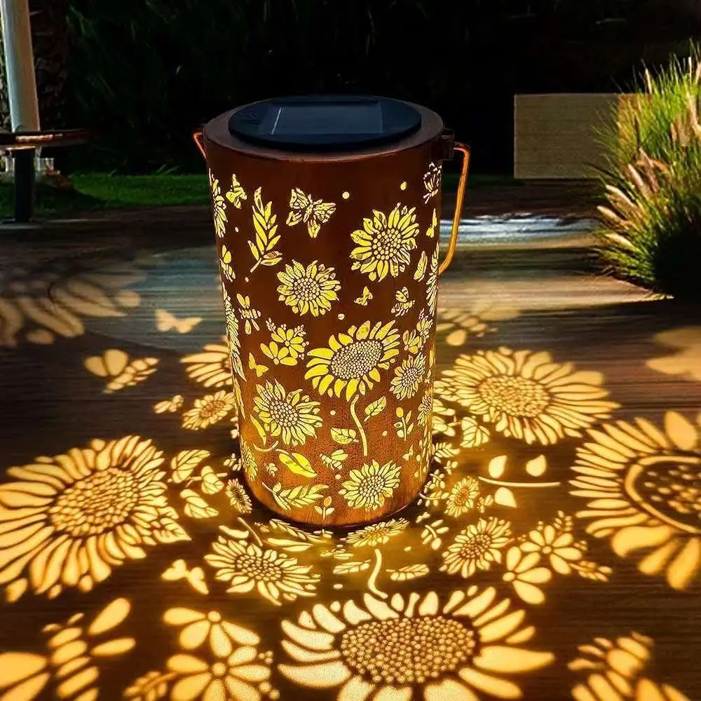 Solar Garden Light - Ayçiçeği Işık ve Gölge Lambası Su
