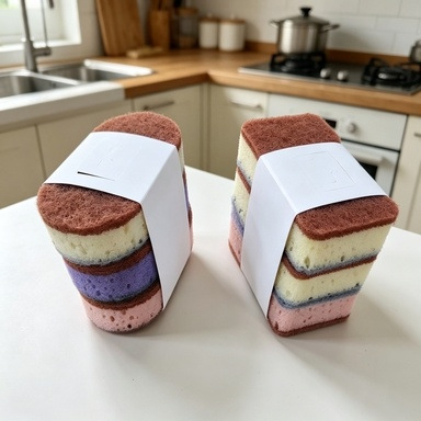Eco Sponge - Kalınlaştırılmış Çift Taraflı Mutfak Süngeri |