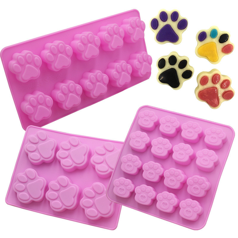 Eco Soap - Kedi Pençe Şekli Çikolata silikon kalıp