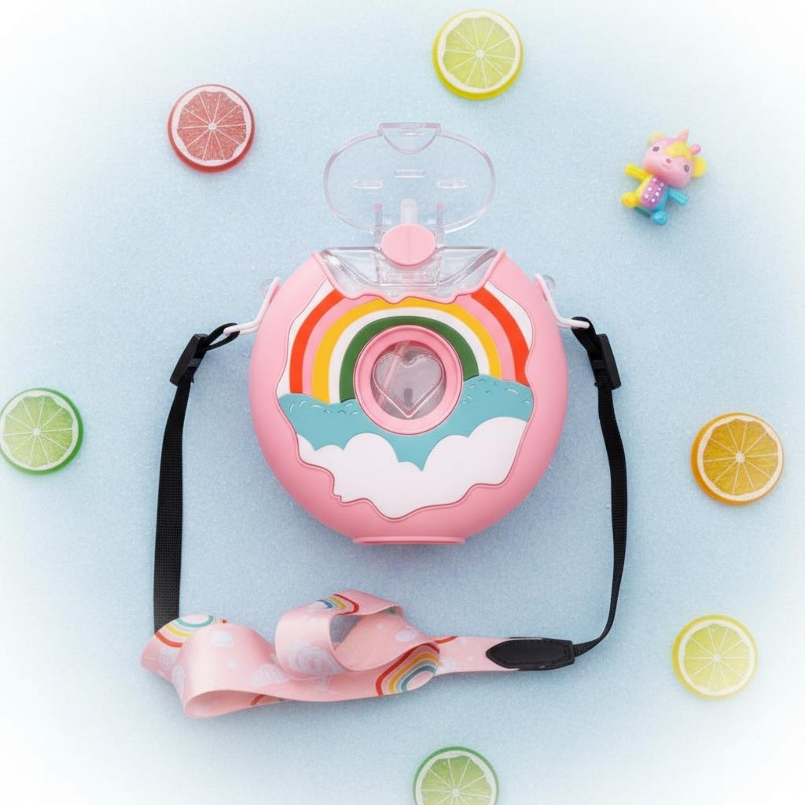 Reusable Bottle - Donut Şeklinde Sızdırmaz Su Şişesi Çocuklar