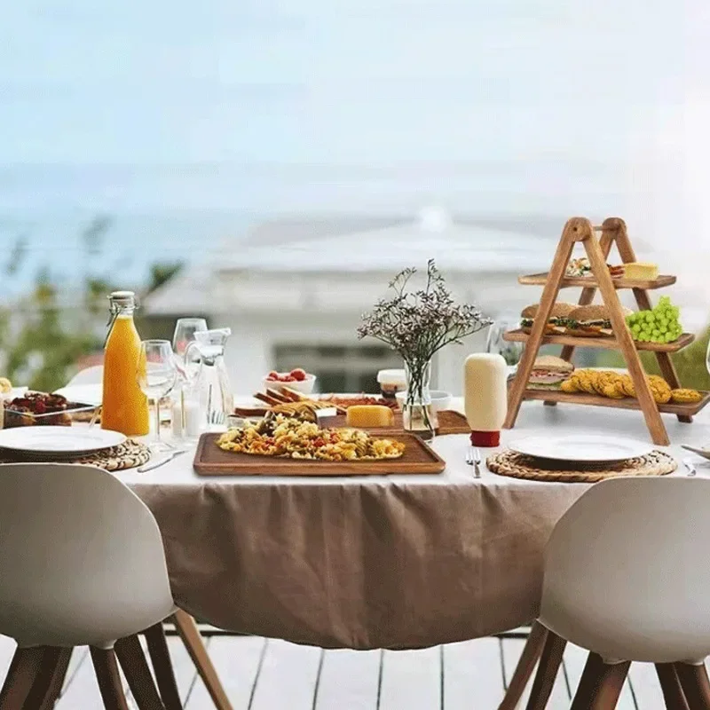 3 Katlı Servis Tepsisi Ahşap K - Bamboo Cutlery incelemesi ve fiyatı
