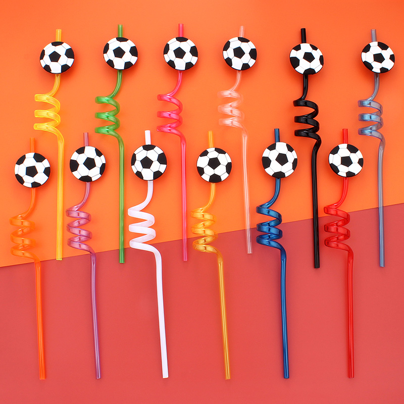 12 adet Futbol Temalı Pipetler - Reusable Straw incelemesi ve fiyatı