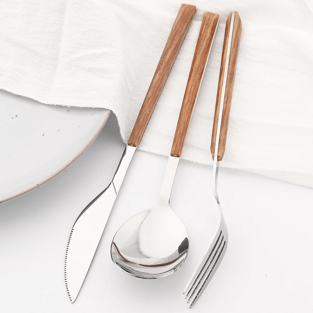 16/24/30 adet paslanmaz çelik  - Bamboo Cutlery incelemesi ve fiyatı