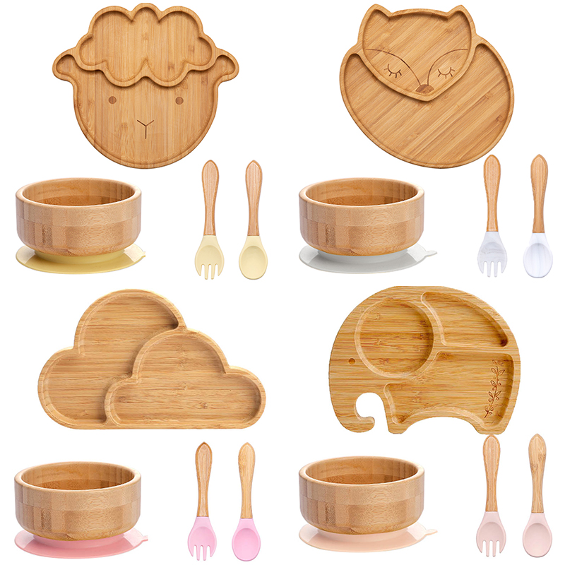 4 adet çocuk sofra emme plaka  - Bamboo Cutlery incelemesi ve fiyatı