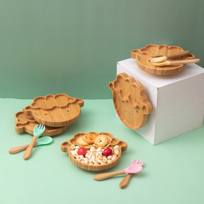 4 adet çocuk sofra emme plaka  - Bamboo Cutlery incelemesi ve fiyatı